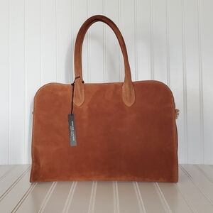 Claudia Firenze Suede Leather Tote Bag NWT